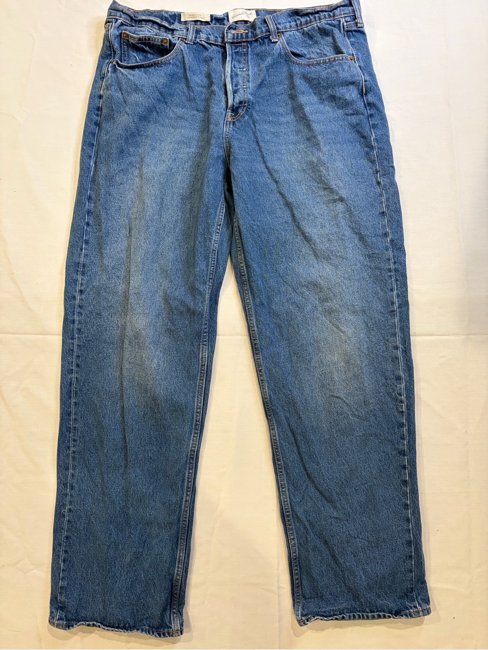 Classic Men's Blue Denim Jeans